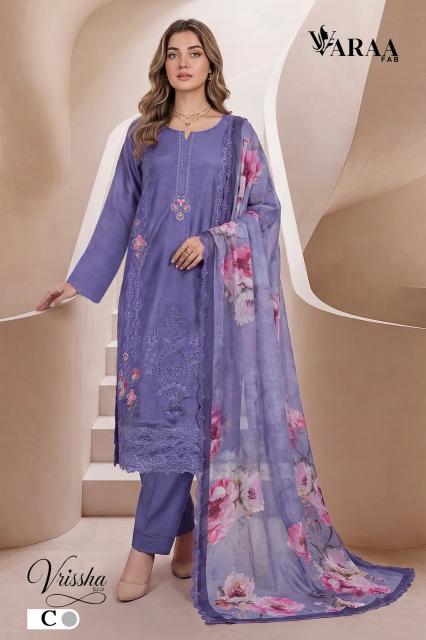 Varaa fab vrissha 1 dress materials in wholesale rate